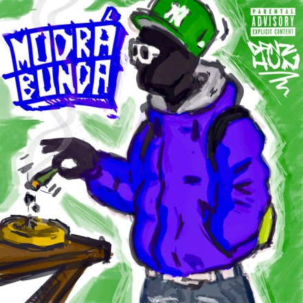 modrá bunda